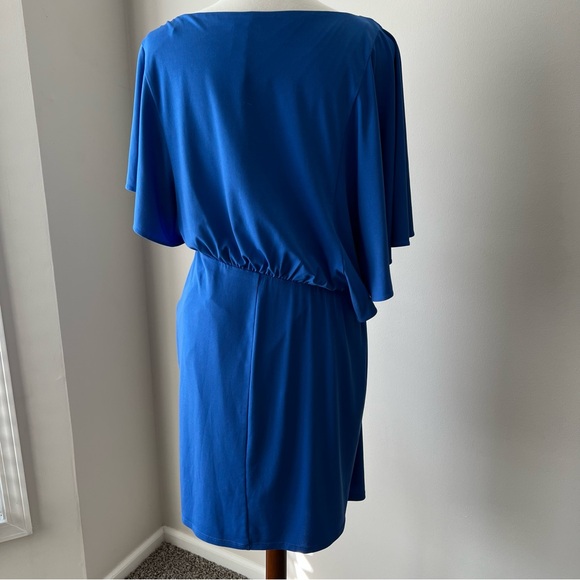 Vince Camuto Blue Asymmetrical Above Knee Dress - Picture 5 of 7